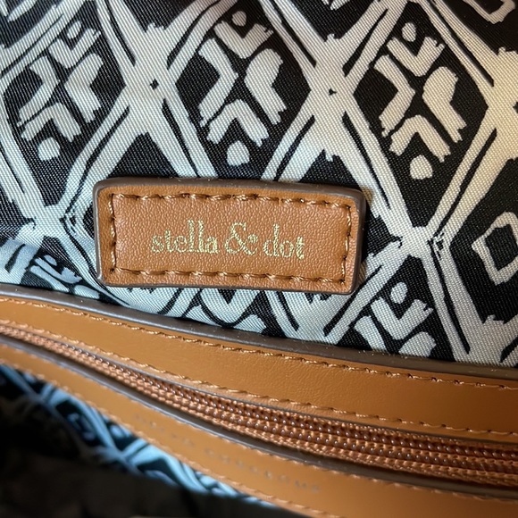 New! Stella & Dot Large Straw Tassel Riviera Tote Woven Boho Western Accent Bag - Picture 9 of 10